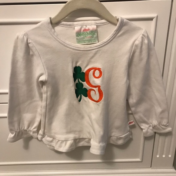 Lolly Wolly Monogramed “G” long sleeve shirt - Picture 1 of 3